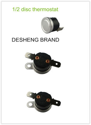 Китай Миниый KSD301 термостат вырез диска 16A/250V 1/2 термальный для плитаа, судомойки поставщик